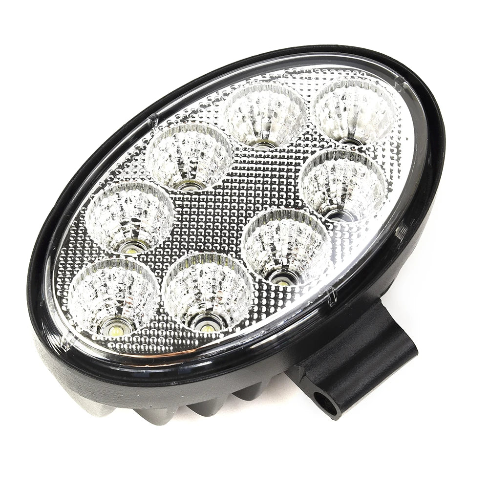 Car LED Work Lamp Fog Light 5inch 24W Oval LED Work Lamp Fog Light Truck OffRoad Tractor Flood Beam Direct Current 12V 24V