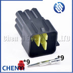 9 Pin black Automotive waterproof connector Motorcycle COP Ignition coil Wire Harness Plug FW-C-9F-B FW-C-9M-B With pins