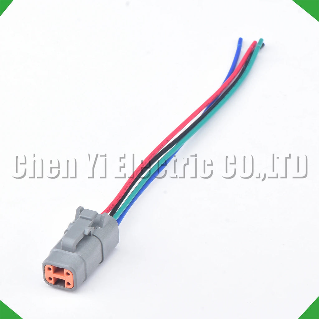 4-Pin Wire Harness Harness female Automotive waterproof connector Sealed Harness wires
