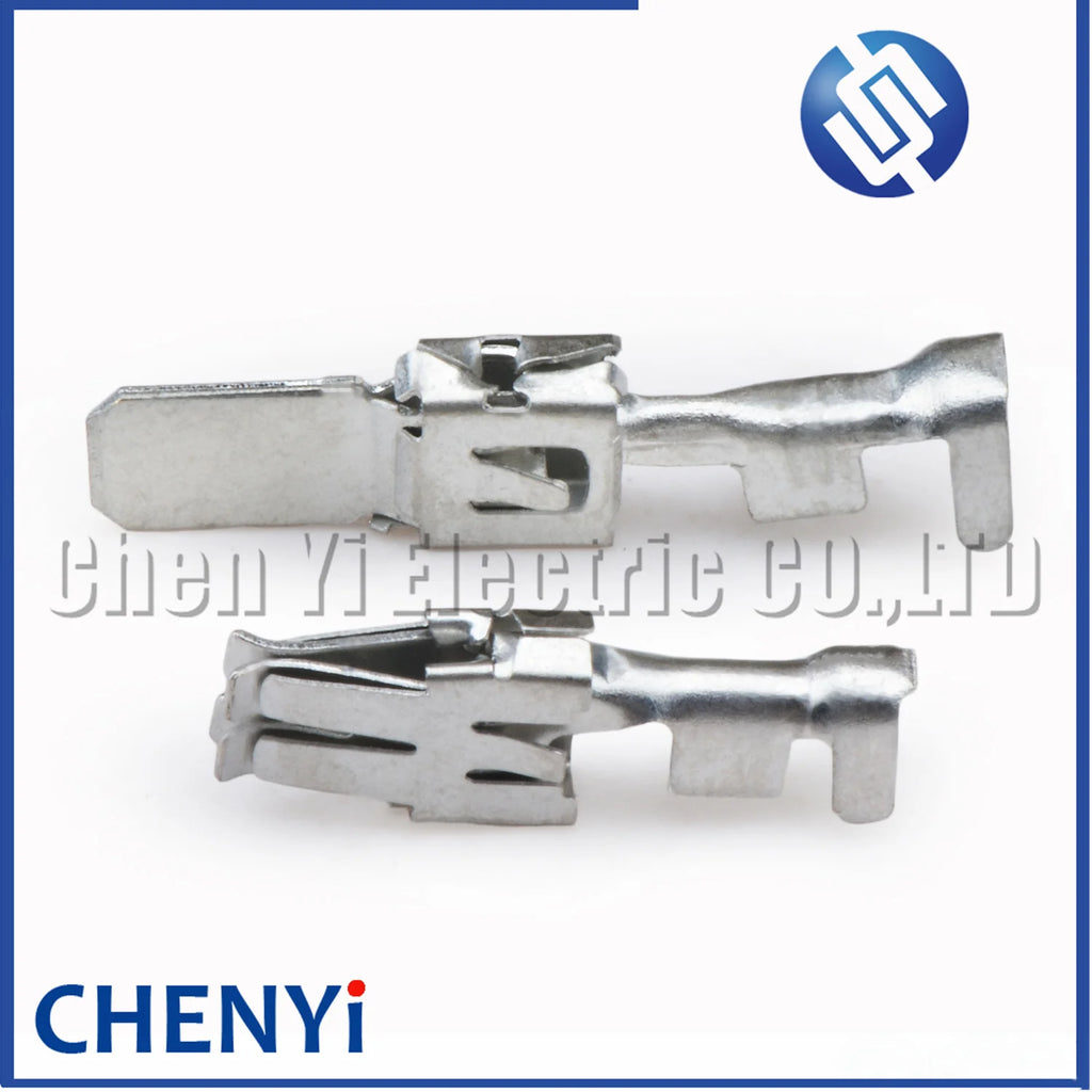 50 Pcs 6.3mm series connector plug Crimp Wire Splice Pins 144433-1 144617-1 927824-1 927824-2 927829-1 2-963736-1 1-968050-1