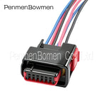1 Set 6 Pin Car Speed Regulator Electrical Cable Connectors Automatic Transmission Female Wire Harness Plug 638514-1 For Jeep