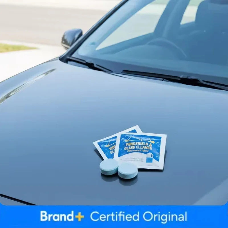 Car Windscreen All-Season Effervescent Windshield Washer Tablet: Solid Concentrate with Shellac-Free Formula Amagi