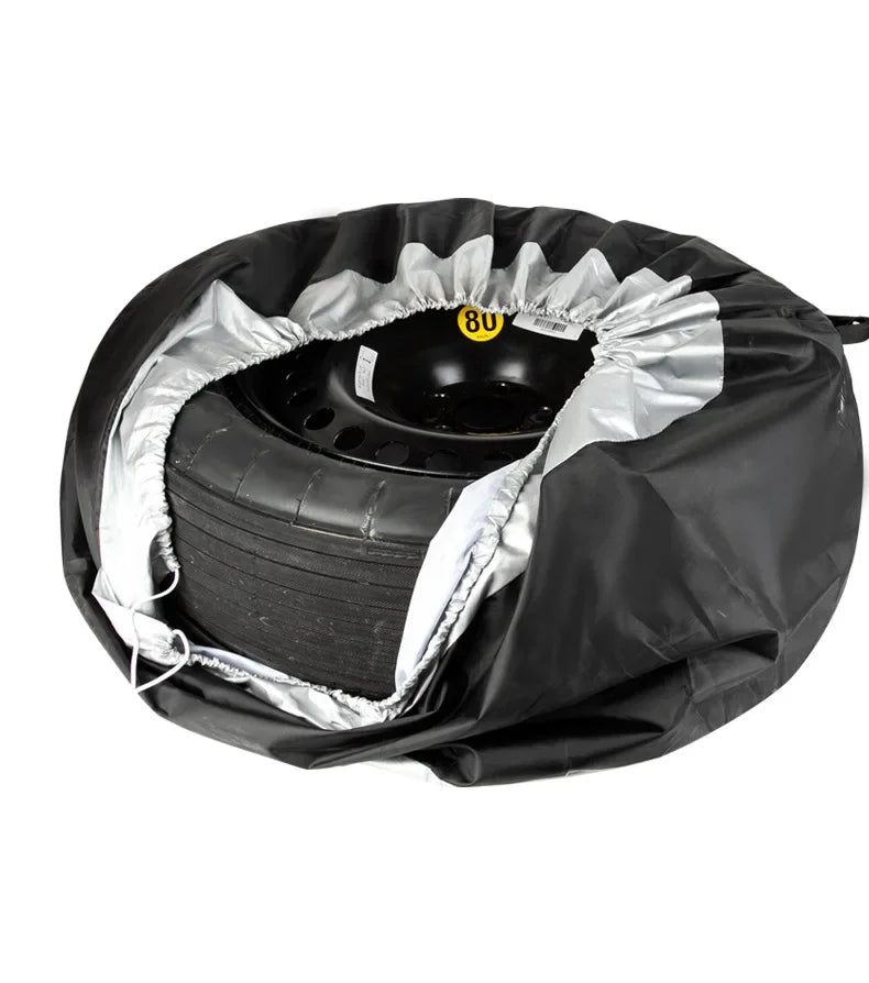 Spare Tire Cover Auto Vehicle Wheel Protector 13-19/19-23inch Case Polyester Car Tyre Storage Bags Cars Wheel Protection Amagi