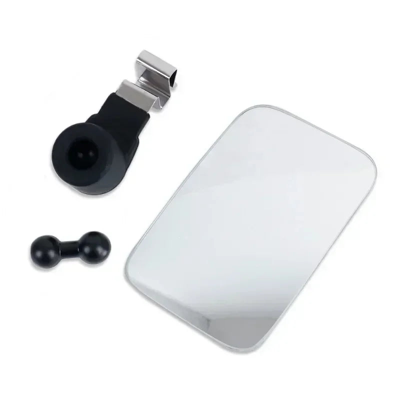 2/1PCS Car Auxiliary Blind Spot Mirror 360° Wide-Angle Adjustable HD Convex Mirrors Automotive Parking Reversing Rearview Mirror