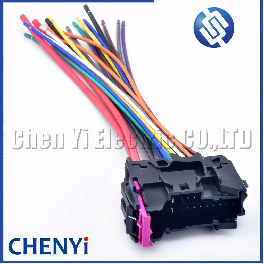 20-Pin Wire Harness Harness Automobile Waterproof Front Connector Audi