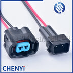 2 Pin Auto waterproof connector Fuel injector plug nozzle NH1 1121700222AB001 6189-0553 For Honda Accord Odyssey CRV Feidu Civic