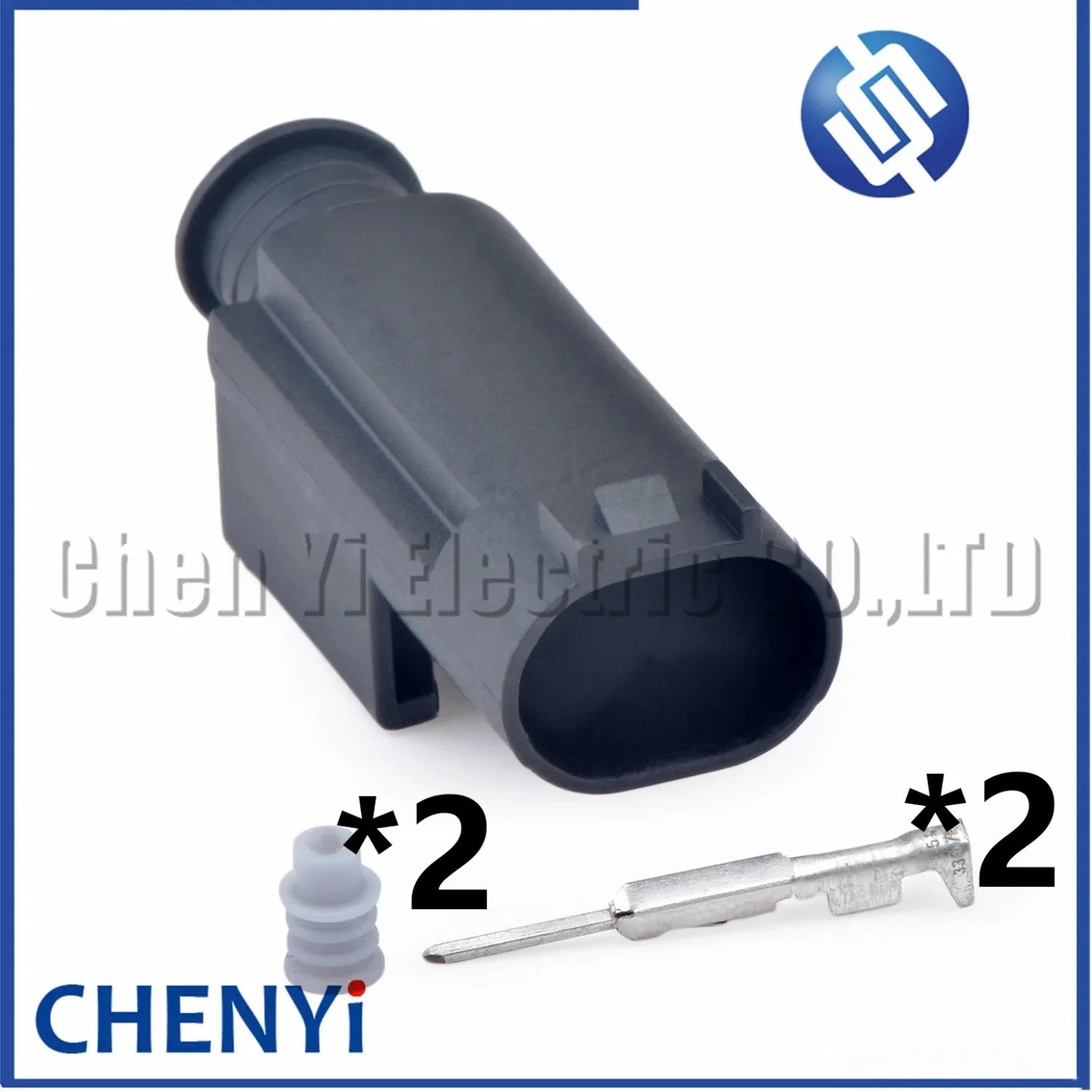 2 Pin Automotive waterproof connector Car temperature sensor Wire harness Plug 8795956-01 809-109-505 9781140067144