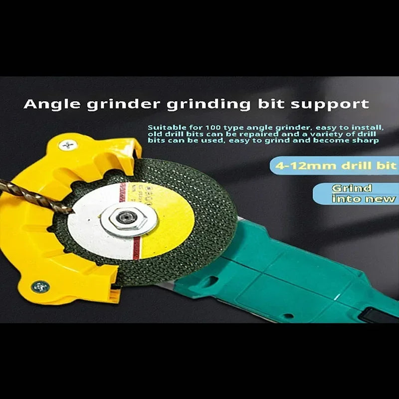 Drill bit sharpener suitable for all drill bits, suitable for angle grinder accessories, drill bit sharpener