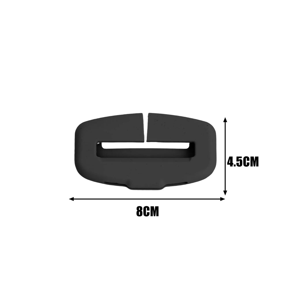 4types Silicone Anti-Collision Case Seat Belt Buckle Protector Soft Silicone Protection Anti Scratch Seat Belt Buckle Accessory