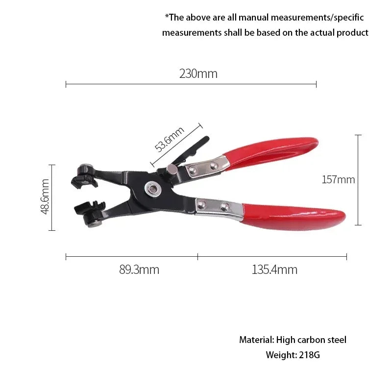 Car Flat and Angled Flat Band Hose Clamp Pliers Coolant ClipsWorks on All Flat Band Style Clamps of Removal Installation Amagi