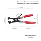 Car Flat and Angled Flat Band Hose Clamp Pliers Coolant ClipsWorks on All Flat Band Style Clamps of Removal Installation Amagi