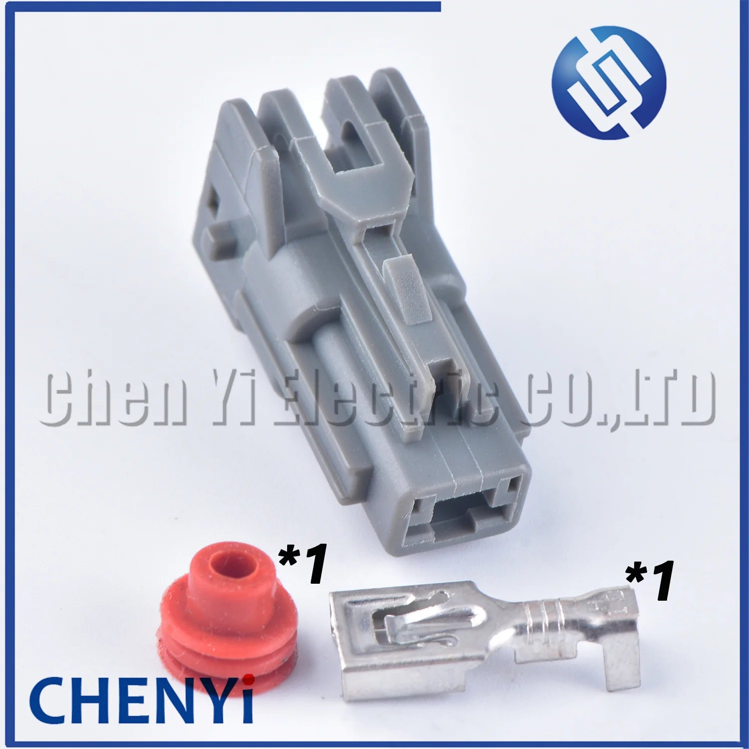 1 Pin 6.3mm series Automotive Headlight Connector plug Socket 7222-6214-40 7123-6214-40 with Pin For Canter Light Truck