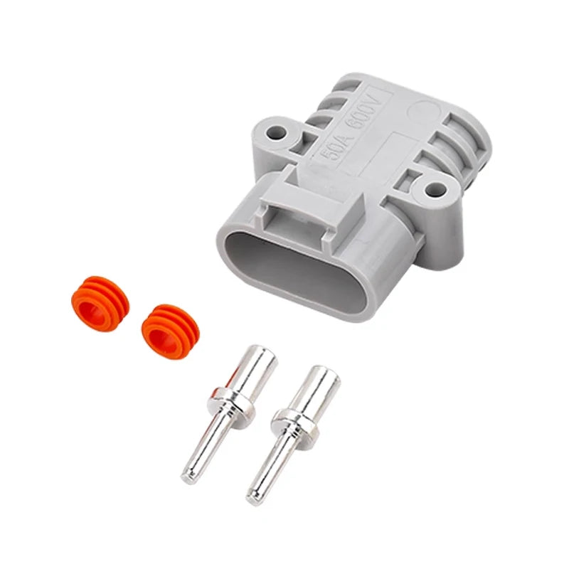 5/20/100 Sets  50A Parking Air Conditioning Connector Power Waterproof Plug 12V/24V High-power Car Lithium Battery Plug
