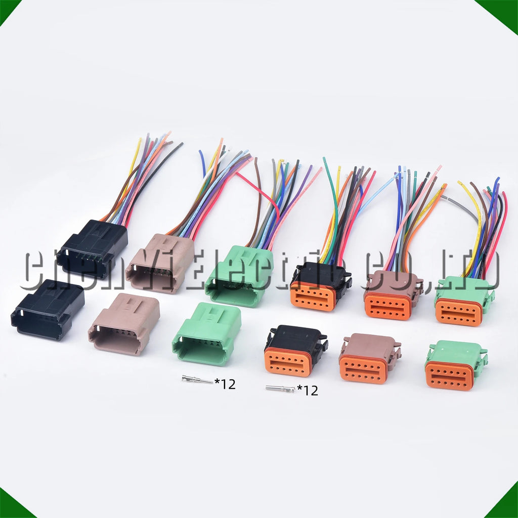 12 pin waterproof connector plug dt06-12sa dt04-12pa dt06-12sb dt04-12pb dt06-12sc dt04...