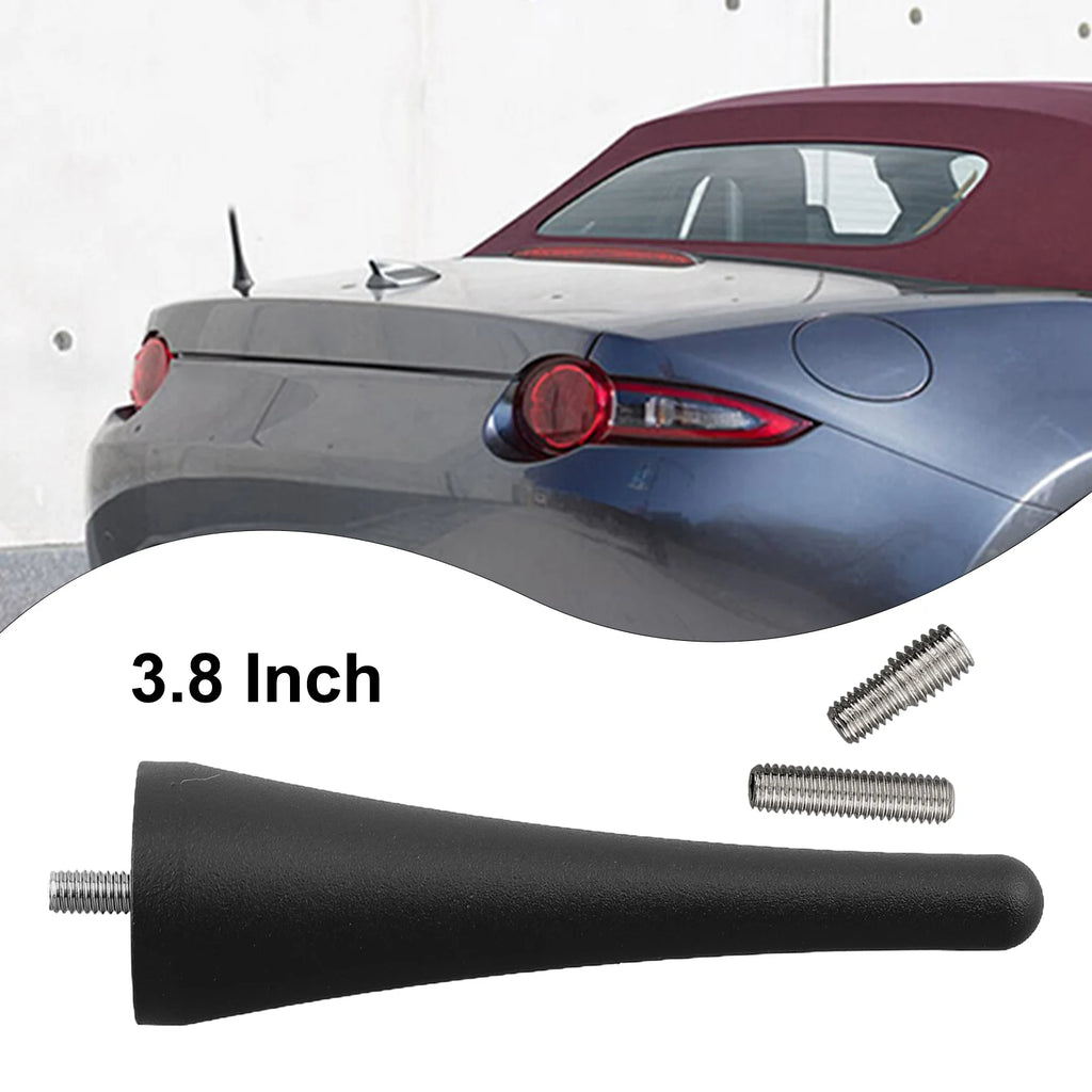 3.8" Car  Radio Rubber Short  Antenna Mast For Stubby  Antenna Mast Radio Signal  Aerial For Mazda For  MX-5 For Miata