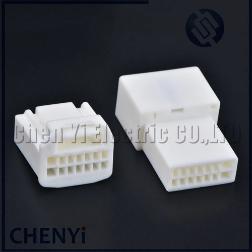 1 set 14 Pin Automobile connector Male Female Multi function seat plug Audio amplifier plug 90980-12804 for Toyota Honda Nissan