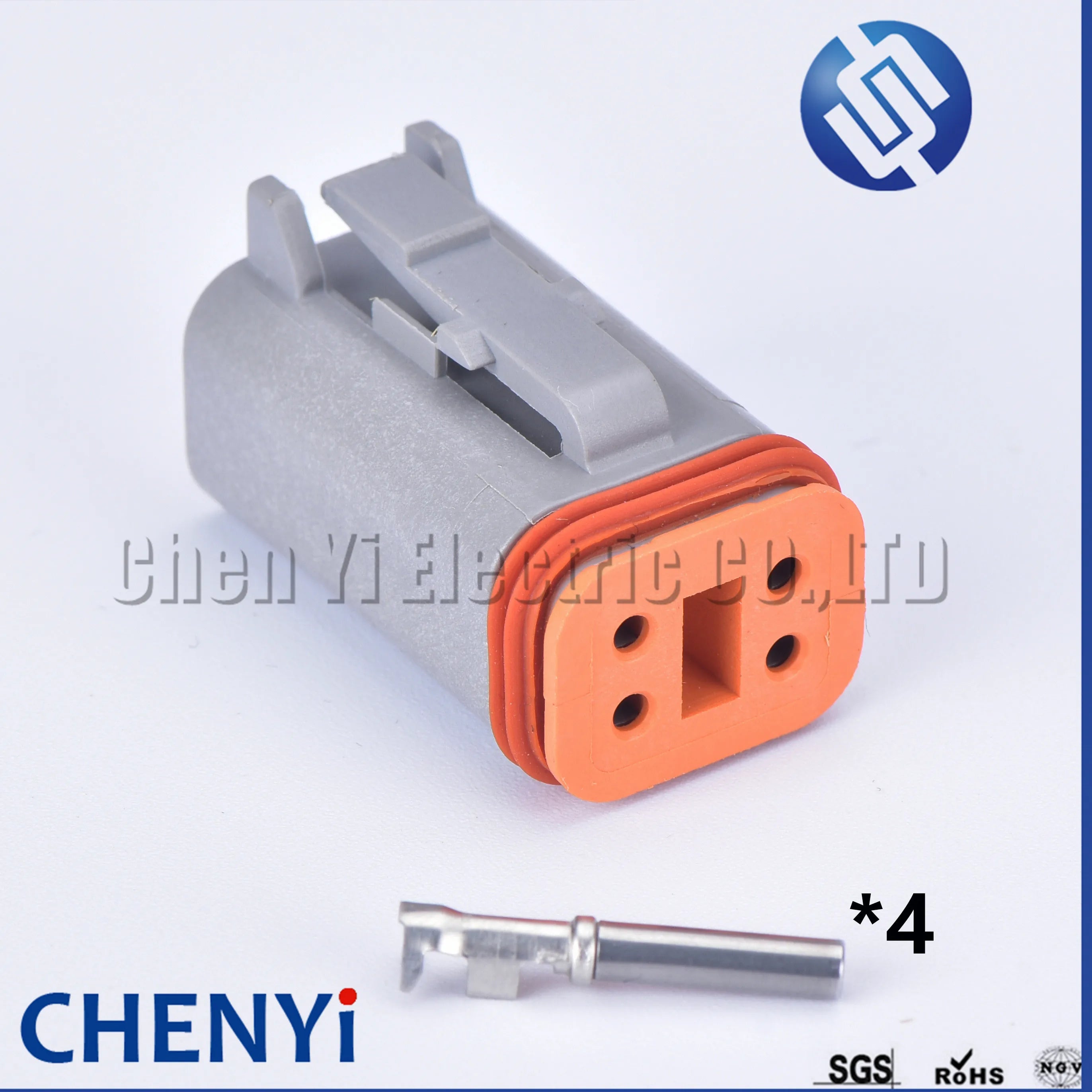Connector With Fixed Flange Plug DT04-2P-L012 DT04-4P-L012 DT04-6P-L012 DT04-8P-L012 DT04-12P-L012 DT06-2S For Deutsch