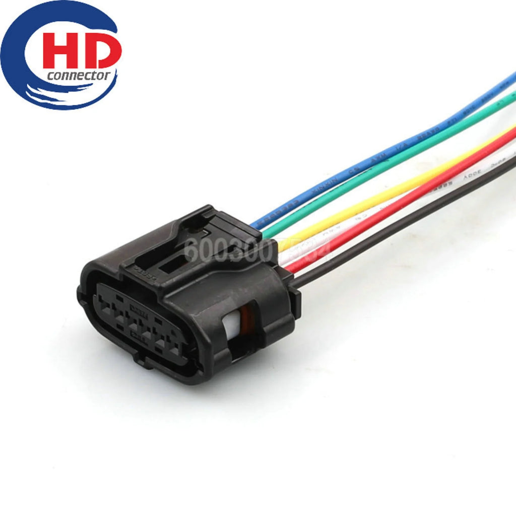6 Pin Waterproof 0.6mm 6189-1083 90980-12303 Auto Accelerator Pedal Sensor Male Female Connector For Toyota Subaru