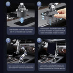 Magnetic Cup Holder Phone Mount for Car - Universal Phone Holder Stand, One-Hand Operation, Hands-Free Car Mount Holder Amagi