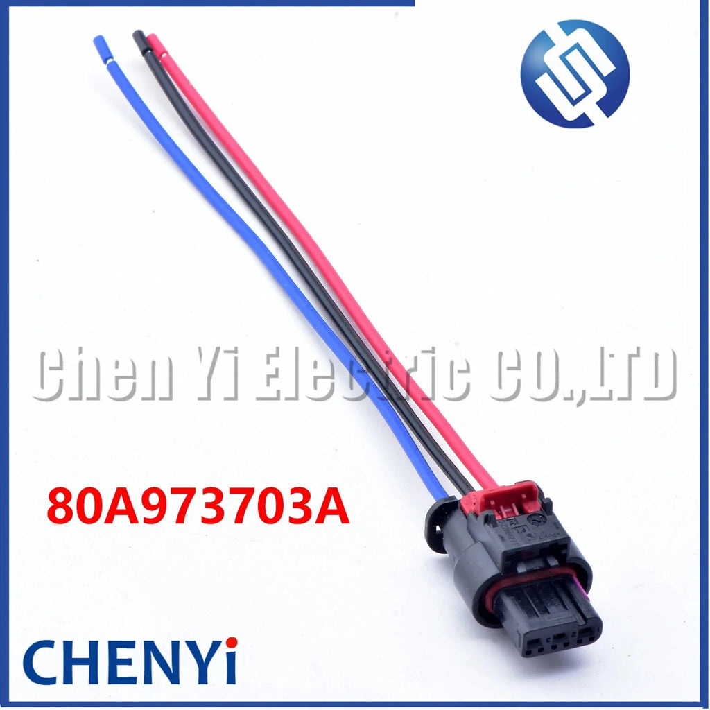 3 Pin Auto waterproof connector PDC Parking radar Sensor Plug 80A973703A 4K0973703A 80A 973 703 A 4K0 973 703 A