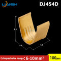100pcs 454D crimping cable terminal 459 U-shaped copper cable tie U-shaped cable terminal Copper tie
