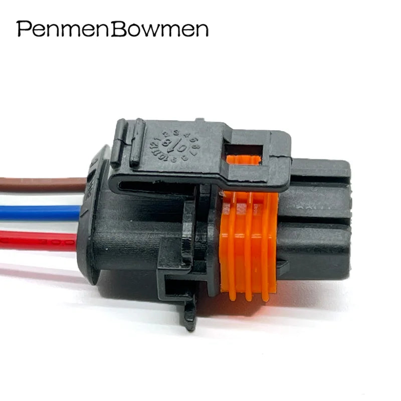 3 Pin 3.5mm Auto Fuel Pressure Sensor Waterproof Electrical Female Connector Wiring Harness Plug For 1928403110 1928404074