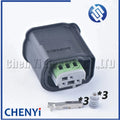 3 Pin Auto waterproof connector PDC Parking Sensor Plug 2-967642-1 4B0 972 883 A 4G0 972 883 968401-1 4B0972883A 4G0972883