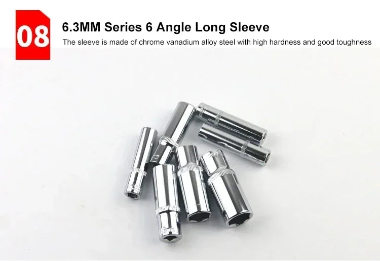 Car Toolbox Set Fast Ratchet Wrench 53/46pcs Socket Group Bit Industrial-grade Toolbox Auto Repair Tools Set Maintenance Amagi