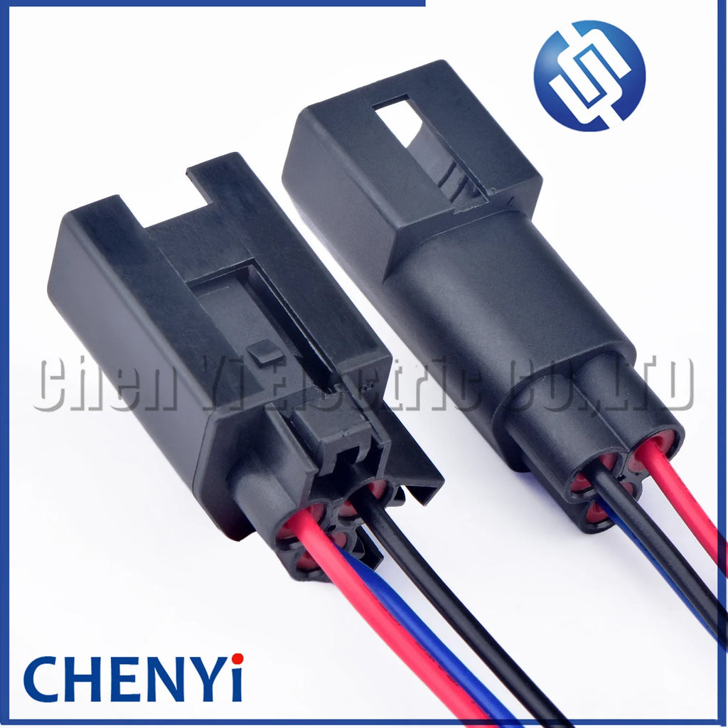 3 Pin Auto Waterproof Connector male or female Automobile Triangle Wire harness plug socket 7-1437710-9 3-1437712-1 For Ford