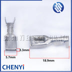 50 Pcs female or male 4.8mm series Brass tin plating crimping plug connector terminal Pins 8100-0466 8100-0447 8100-0448