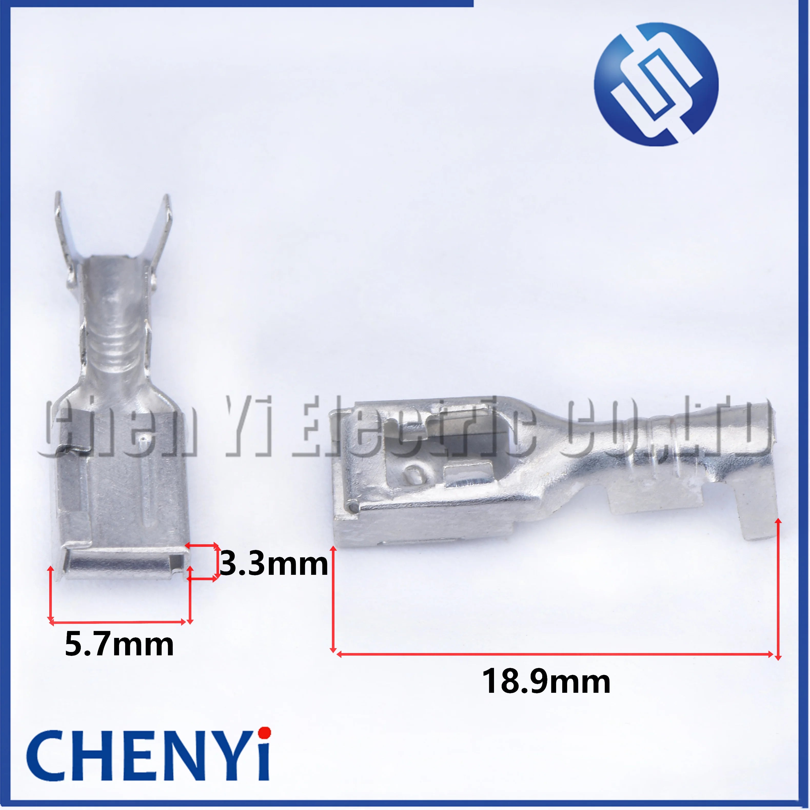 50 Pcs female or male 4.8mm series Brass tin plating crimping plug connector terminal Pins 8100-0466 8100-0447 8100-0448