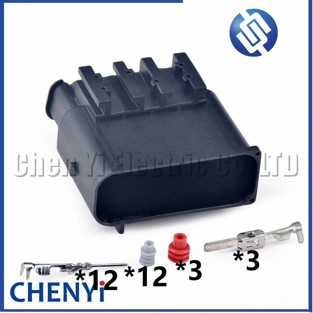 15 Pin Auto connector Car front bumper radar sensor harness plug 1564456-2 7590357-05 1564457-2 7590364-02 1564460-2