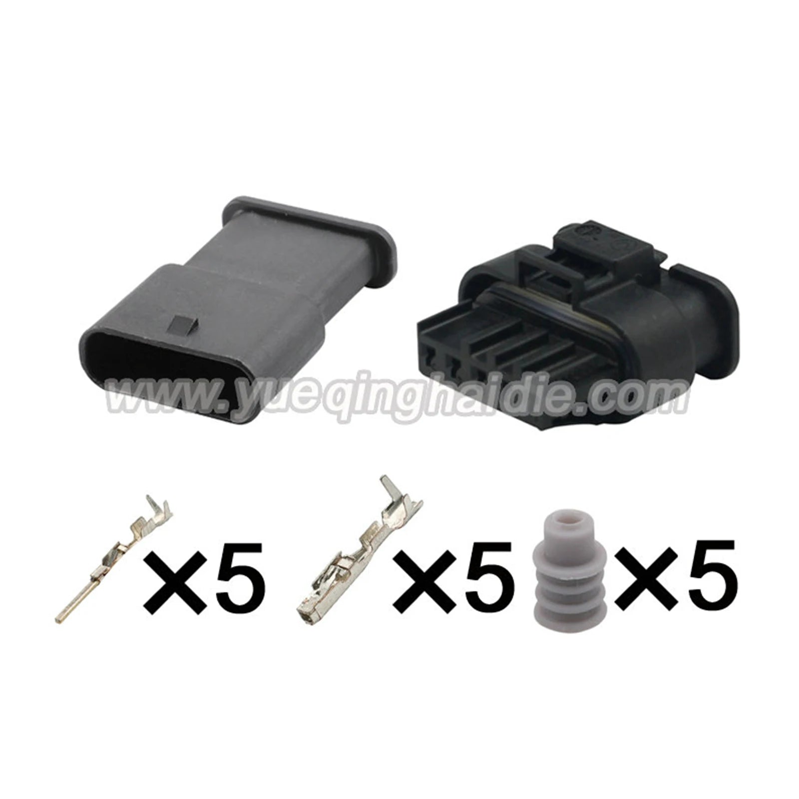 5Pin Connector Waterproof 1.2mm Male Female Connector Automotive Wire Harness Cable Socket for Benz BMW VW 872860541 872-860-541
