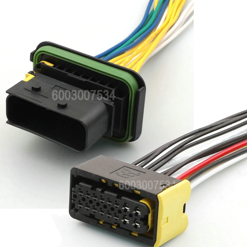 16 Pin HDSCS Male Female Connectors Plug Waterproof Automotive Sealed Connectors 1-1564407-1 1-1564337-1