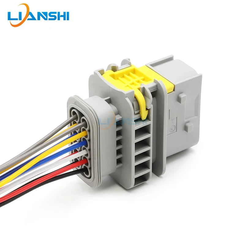 1-1703639-1 Car connector 12-hole new energy waterproof connector harness plug 2-1564414-1 2-1703639-1 2-1564520-1