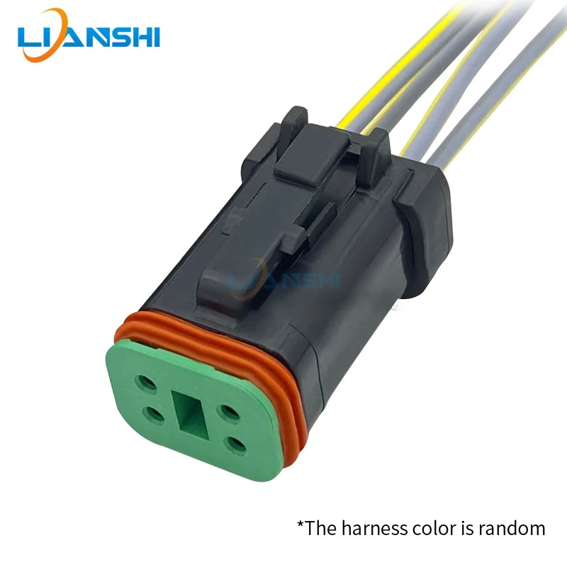 Automotive wire harness waterproof connector 4p wire DT04-4P DT06-4S-E005 Suitable for construction machinery excavator plug