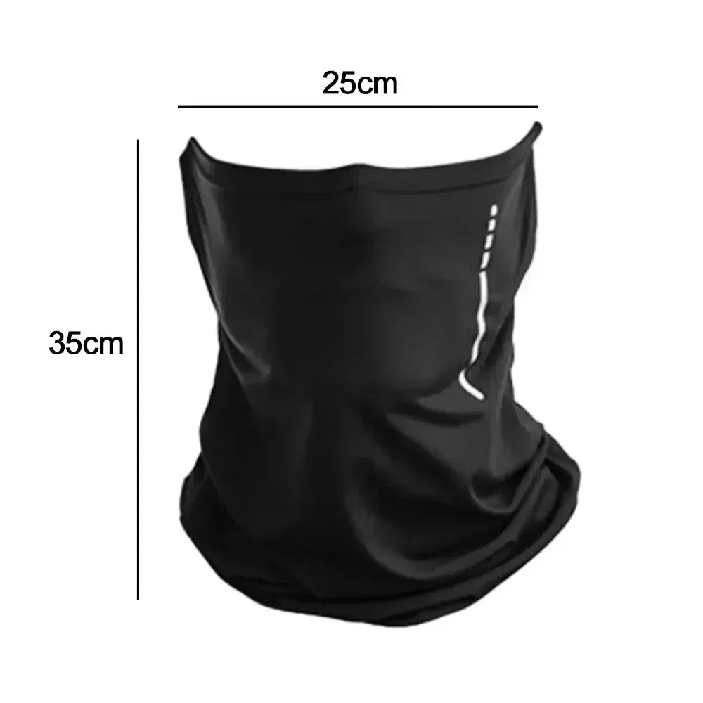 Ice Silk Breathable Bandana Face Cover Lightweight Cool Scarf Multi-functional Ultra-thin Sports Face Mask Outdoor Amagi