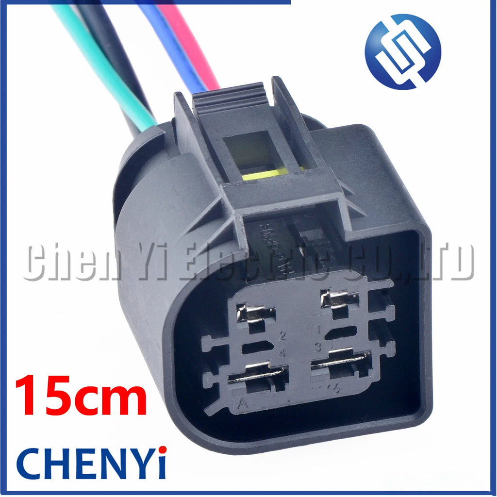 4 Pin female Automotive waterproof connector wiring harness plug electronic water pump plug 10098866 10098862