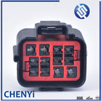 12 Pin 0-1452299-1 0-1452300-1 Female HeadLamp Light Harness Assembly Connector Plug For Volvo Land Rover S40 S60 S80L XC90 XC60