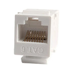 Tool-Free Keystone Jack CAT5E/CAT6/CAT6A RJ45 Ethernet Wall Plate - U/UTP Network Module Adapter for Home/Office/Data Center