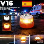 V-16 Led Car Emergency Light Flashlight Magnetic Induction Strobe Road Accident Lamp Beacon Safety Accessory Amagi