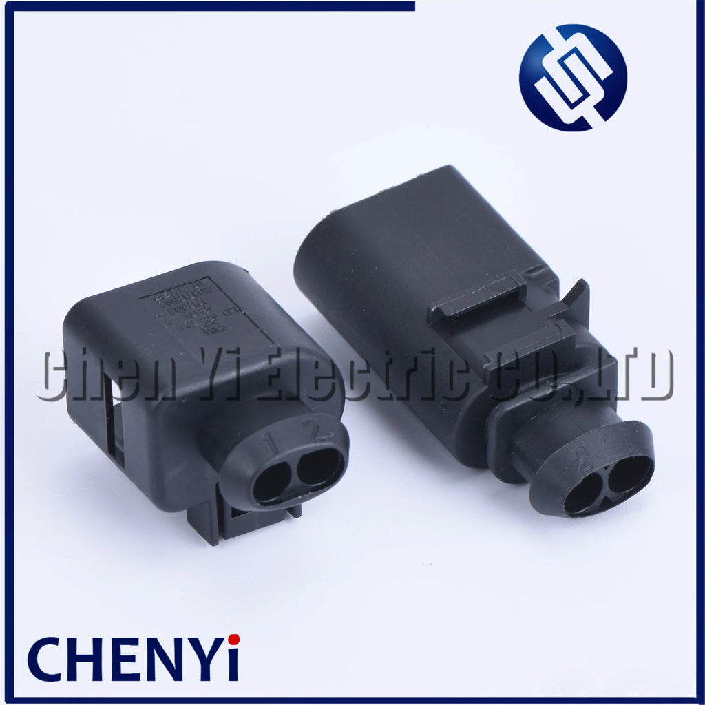 2 Pin 3.5mm male or female automotive waterproof wiring harness connector electrical horn plug 1J0973722 1717692-1 8D0973822