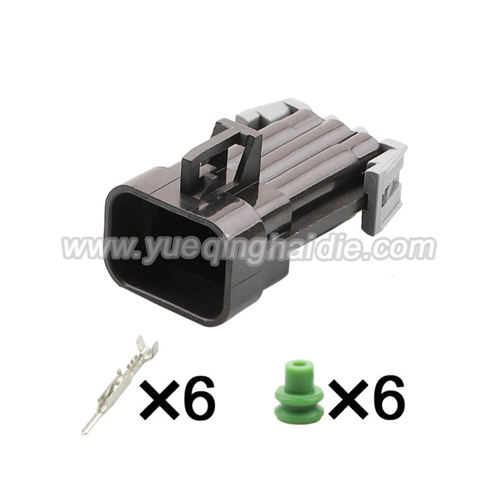 Delphi 6Pin Connector Waterproof 1.65mm Male Female Connector Automotive 150 GT Wire Harness Cable Socket for 12052848 12124107