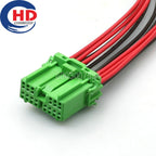 14 Pin Unsealed 0.6mm Male Female Connector Motorcycle Electrical Harnesses Wiring Harness Housing Cable Socket IL-AG5-14S-DSCI