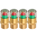 1-8pcs Motorcycle Car Tire Pressure Monitor Valve Cap Sensor Indicator Auto Tire Pressure Inspection Tools Tire Valve Detection