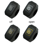 Motorcycle Switch ON/OFF Handlebar Flashing Headlight Horn Control Button 12V Button Connector Handlebar Switch