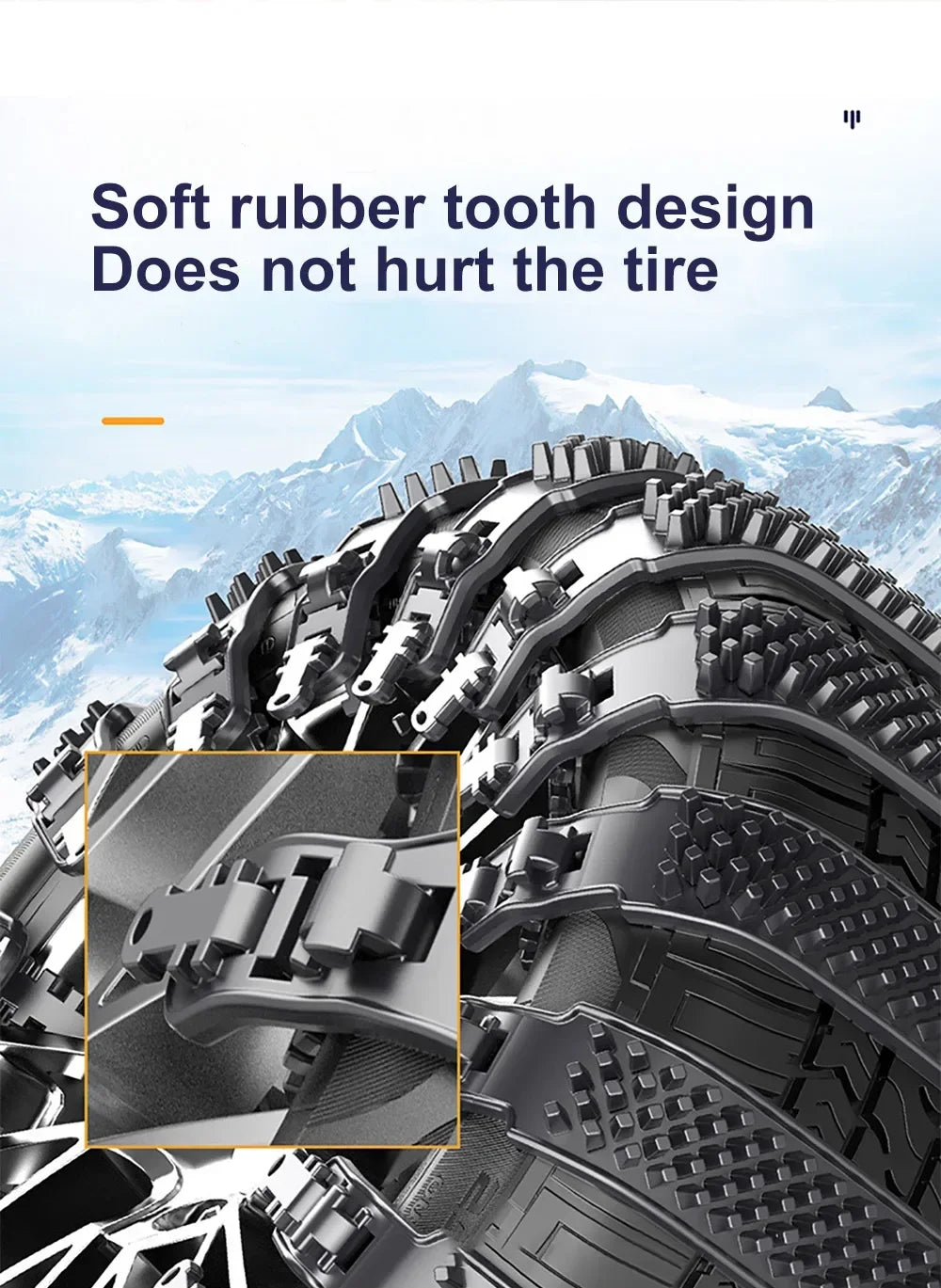 Snow Chain Tyre Chain 10/1PCS Urethane Set Wheel Ties Belts Car Tires Chains Winter Anti-Slip Chain Anti Skid Snow Emergency New