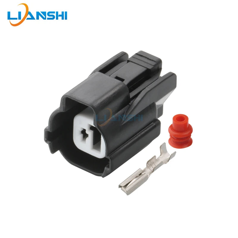 5set 6181-0227 6189-0386 Car horn harness plug 1-hole connector for Honda Accord Odyssey Fit Civic crv