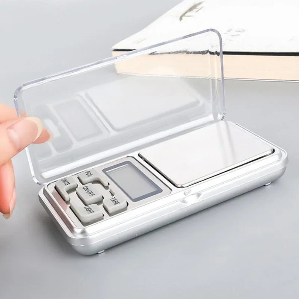 High Precision Mini Pocket Scale 500g/0.01g Portable Digital Jewelry Scale Accurate Small LCD Weighing Device for Easy Carry