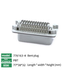 10/100Pcs ECU Controller Connector PCB Panel Waterproof Bent Needle Pin Socket Plug Board Terminal 776087 776163 776267 776280